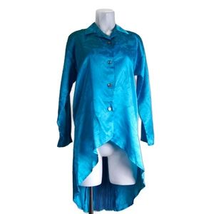 Vintage TJuniors Button Front Shirt Collar Long